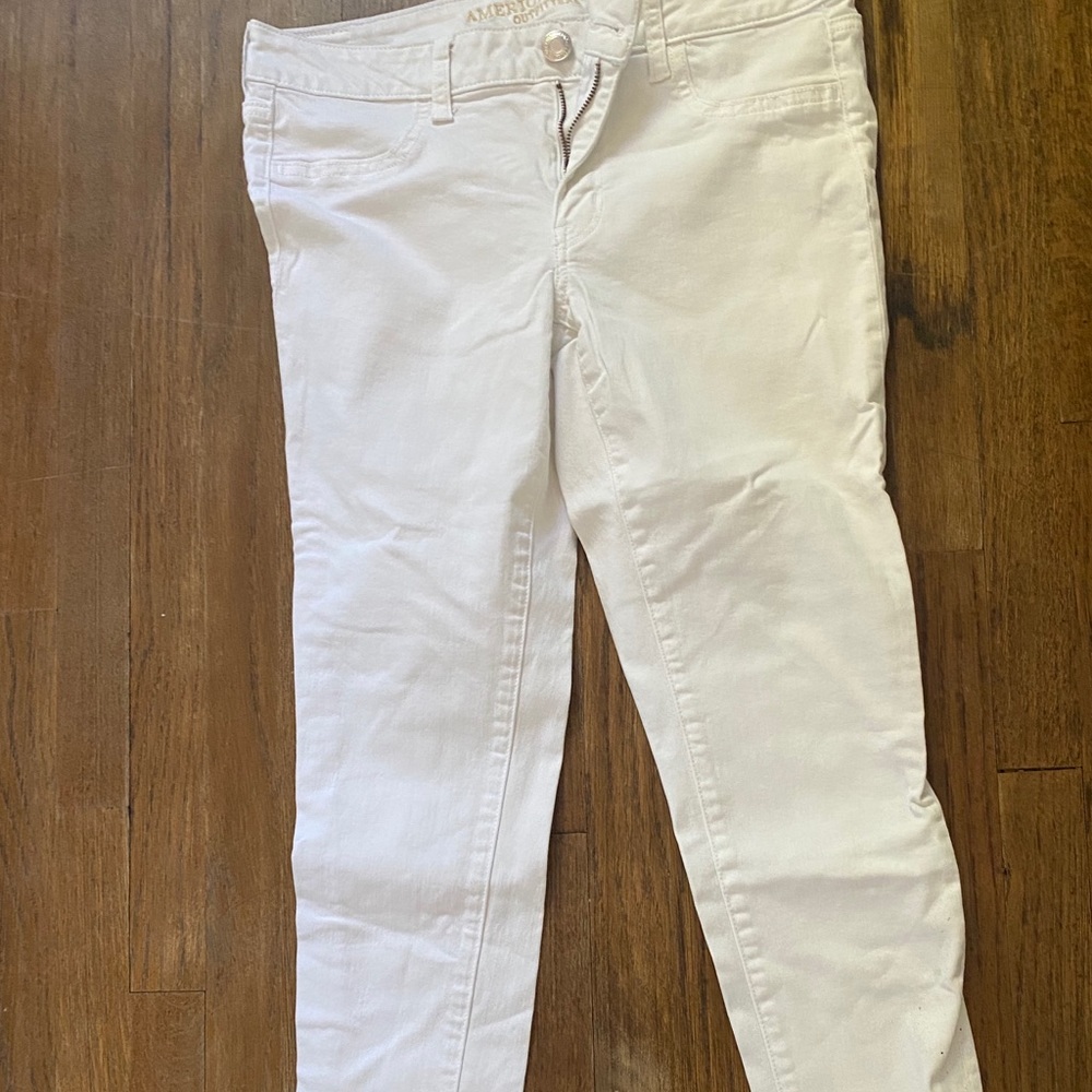 Simple AEO White Skinny Jeans